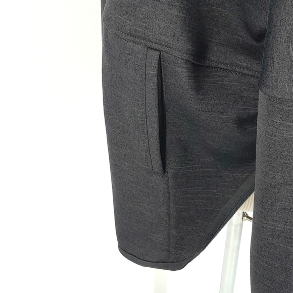 The North Face Hooded Sweatshirt Slacker Full Zip Size Large Gray Fleece Lined - Picture 6 of 14